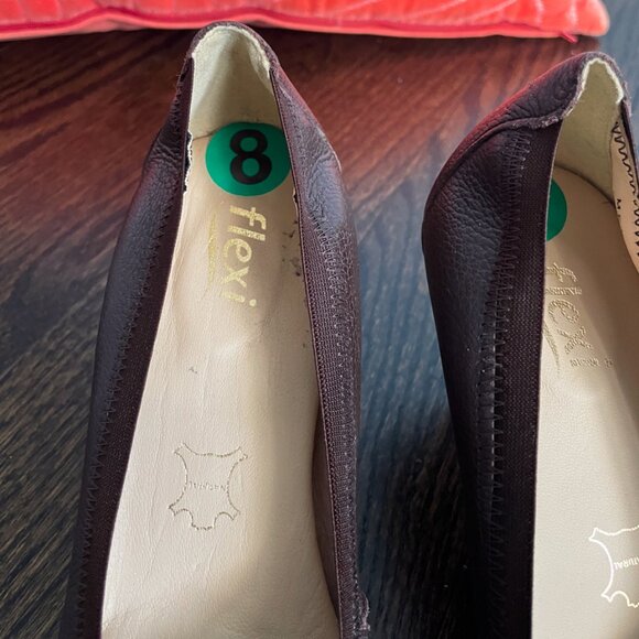 FLEXI Classic Comfort Pumps Genuine leather 3" Heels - Picture 2 of 4
